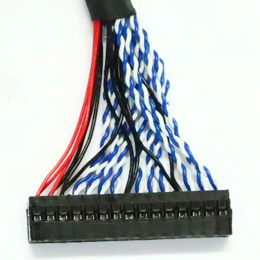 30 Pin Android Board Lvds Assembled Lcd TV Cable Wire