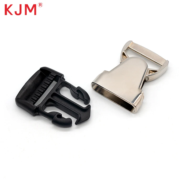 Other Backpack Accessories Custom Logo Zinc Alloy Heavy Duty Quick Release Metal Buckle for Bag Strap