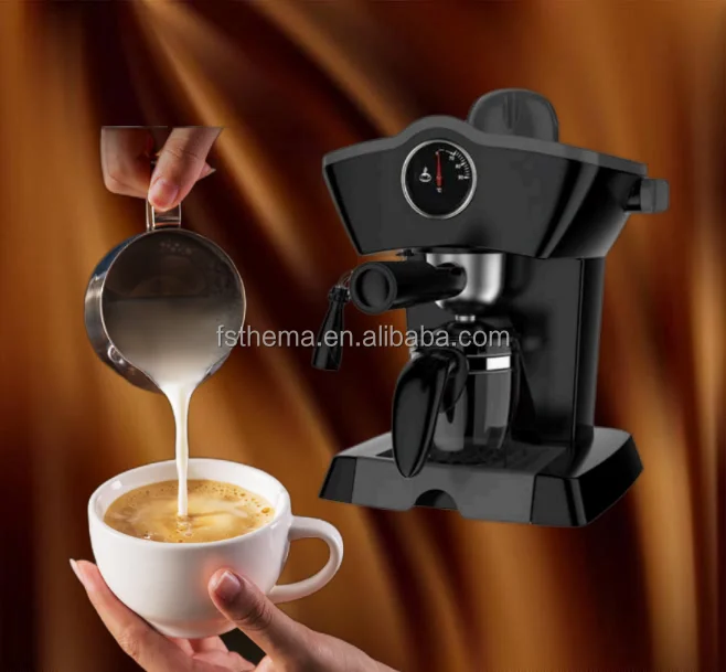 Small Mini Economical 240Ml 3.5Bar Steam Boiler Italian Coffee Pod Ground Coffee Espresso Cappuccino Coffee Machine Maker