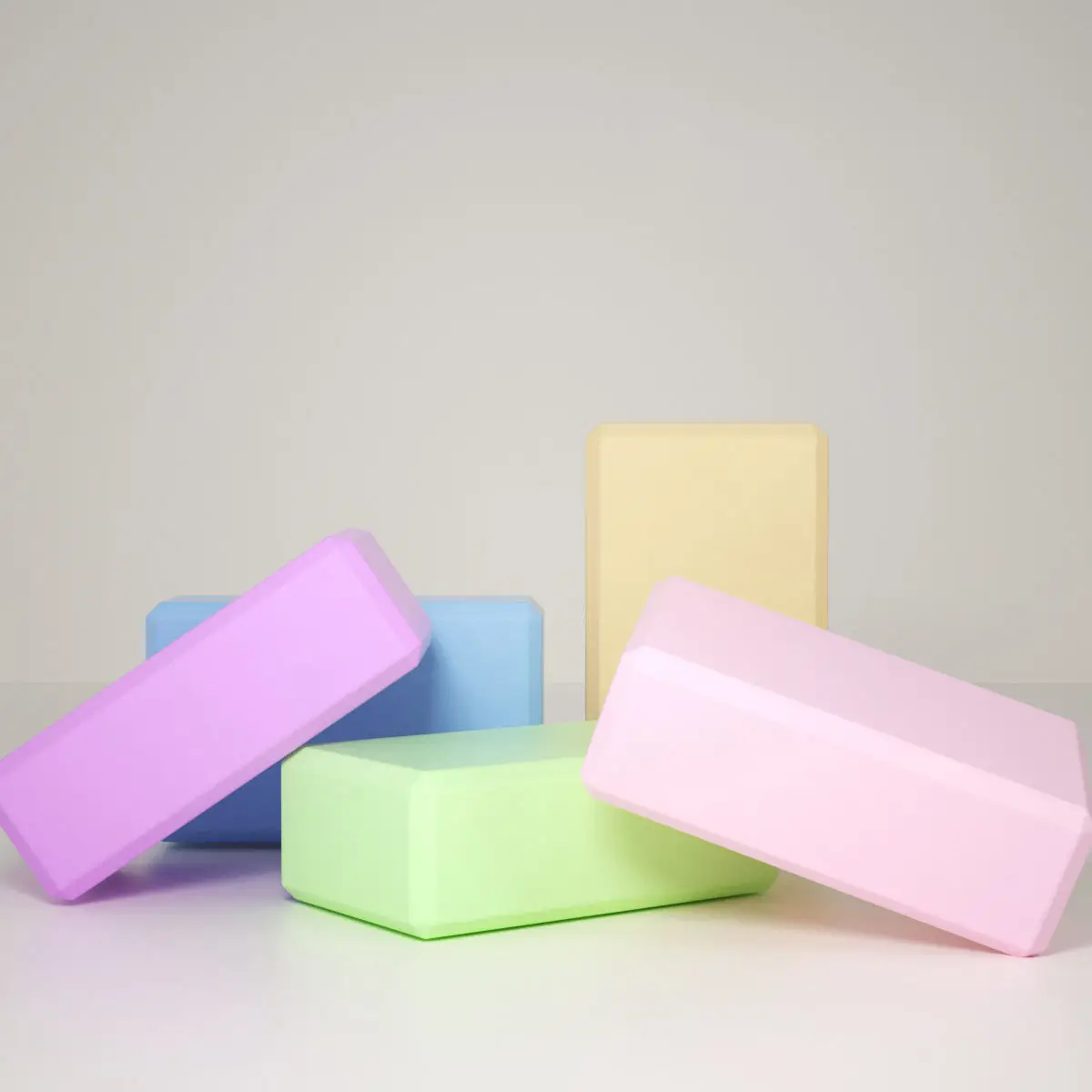 Good Price Yoga Foam Blocks Manufacturer Pilates Training Accessories Large Eva Yoga Brick Block
