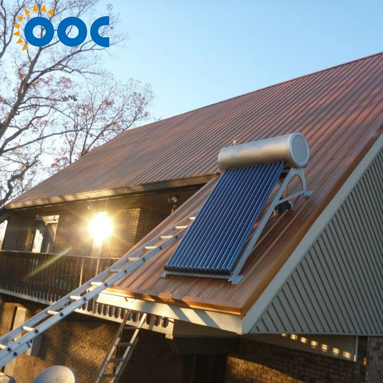 Newest Design High Efficiency Compact Pressurized Solar Water Heater Systems 200 Liters