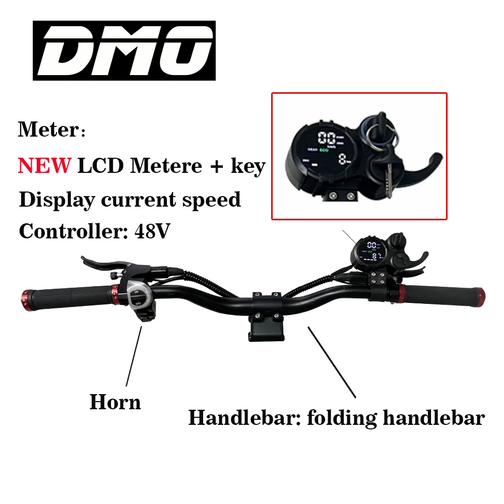 Dokma D-MO Dual motor scooter 1200W escooter  single motor 18Ah stock 48v 40-50km/h electric scooter