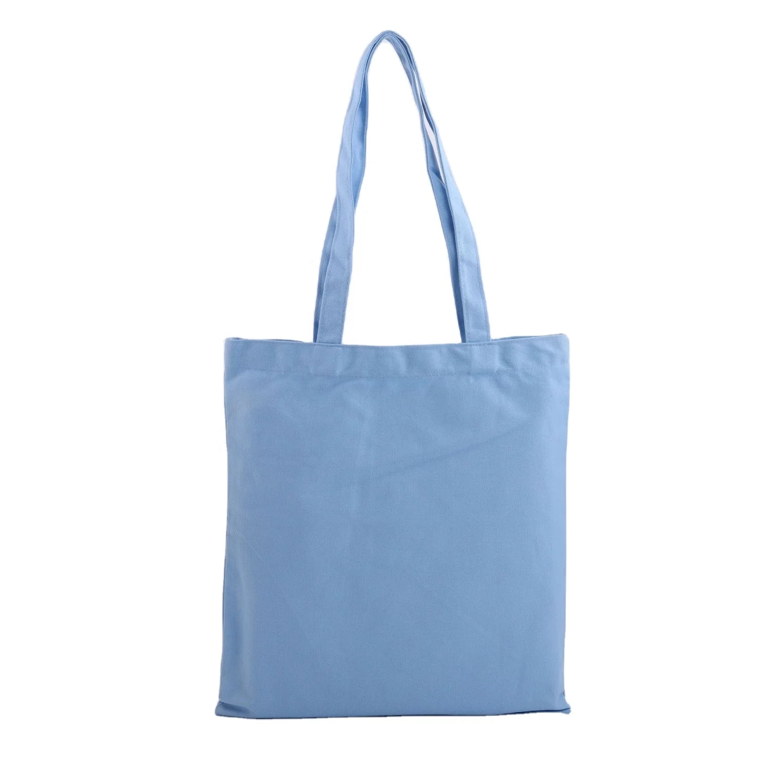 Standard Size Cheap Plain Cotton Shopping Bag Recycled With Logo Canvas Tote Bag