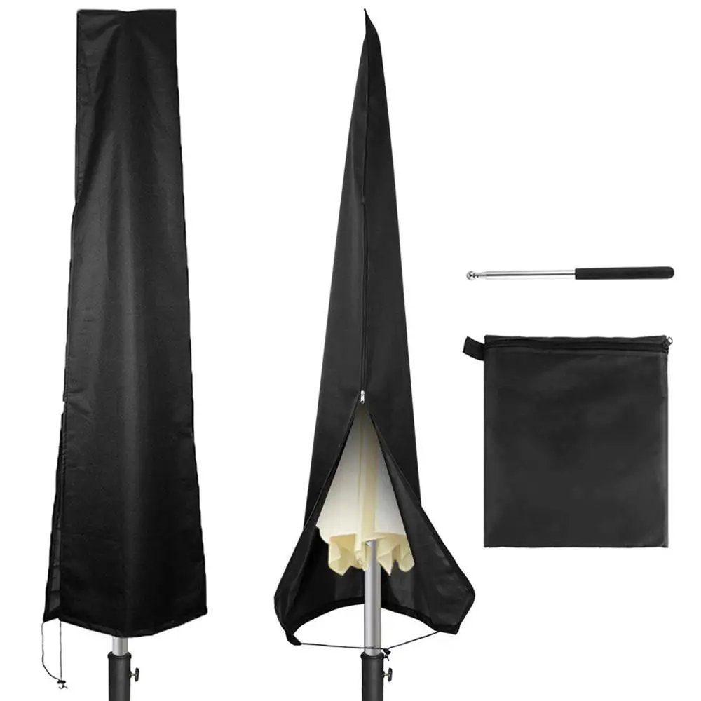 100% polyester waterproof patio umbrella  cover