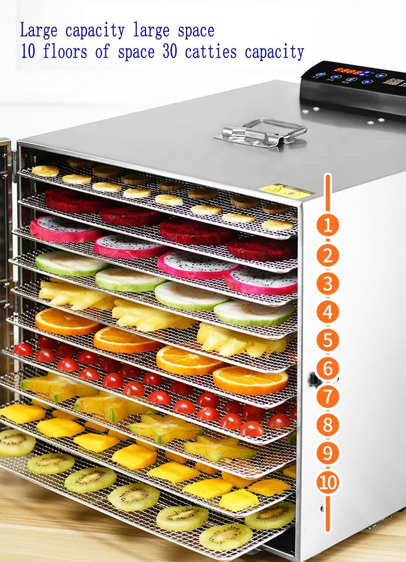 China Stainless Steel Vegetable Drying Machine Equipment With 14 Trays