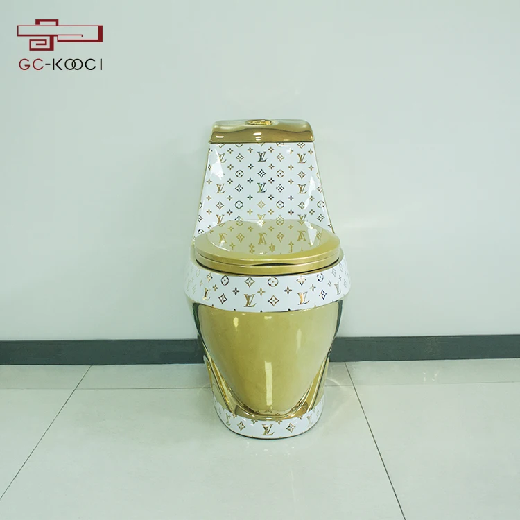 bathroom gold plated toilet brand toilet bowl