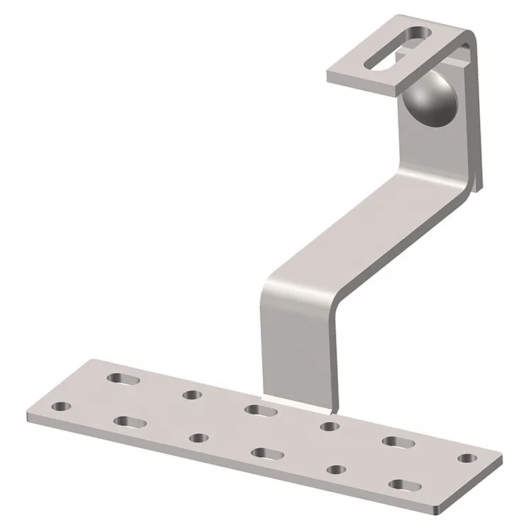 Tile Roof Solar Mounting Bracket Hook Adjustable Stainless Steel Solar Tile Roof Hook
