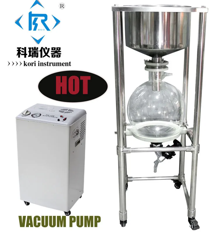 
10L 20L 30L 50L Stainless Steel Buchner Funnel Glass Vacuum Filtration Plant Nutsch Filter 