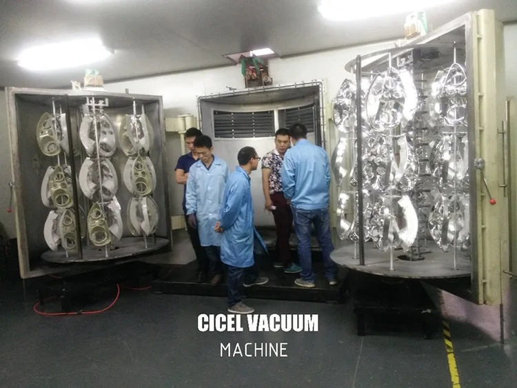 CICEL Car Headlights Reflector Aluminum PVD Vacuum Chrome Coating Machine