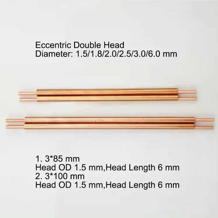 Lithium Battery  Welding Machine One Side/ Double Side Spot Welding Electrode Pins Jigs Fixture Spare Parts Spot Welding Machine