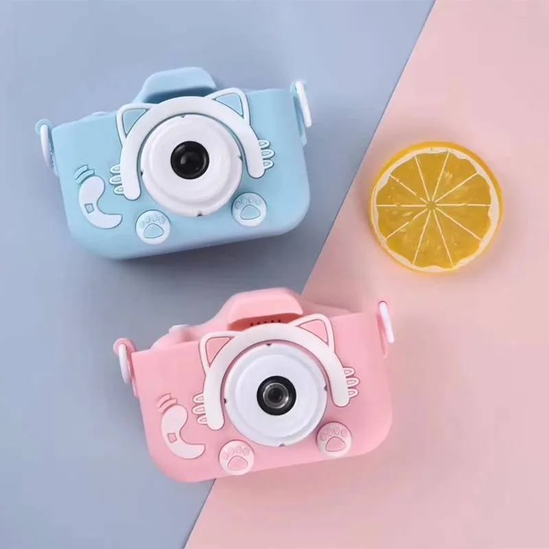 Factory Wholesale Outdoor Children Kids Cartoon Toys Game 2 Inch Full Hd 720p 1080p Digital Small Mini Camera