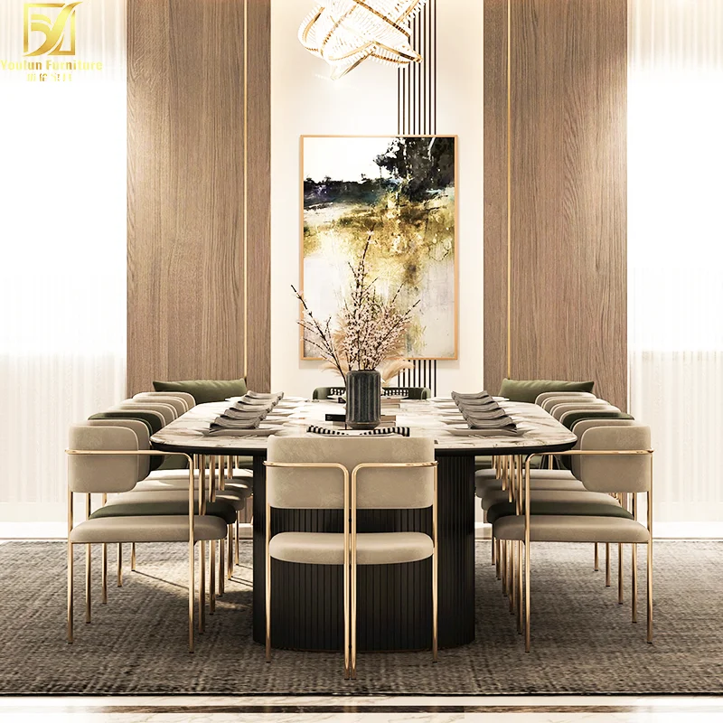 luxury luxurious italian gold 10 seats chairs person white dining table set 12 seater