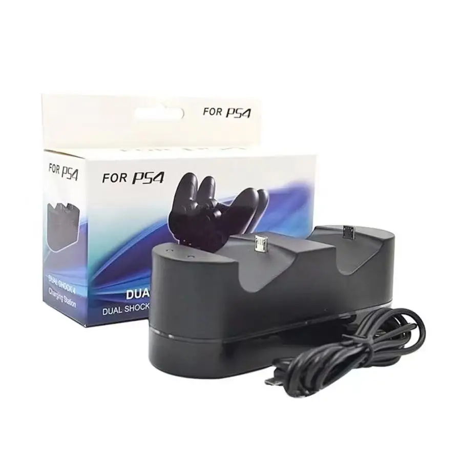 ps4 controller new design of dual charging dock for PS4 controllers plane charging dock with LED display double charging dock