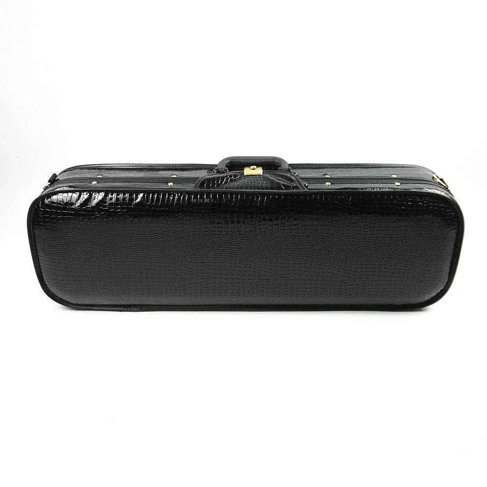 Дешевый кожаный чехол для скрипки жесткий футляр для скрипки из стекловолокна 4/4 VFP-02