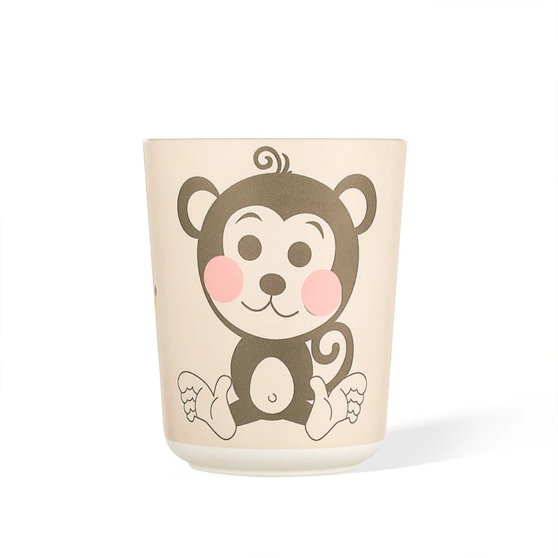 PLA Recycled Material Coffee Cup Reusable Drinking Mug Sublimation Mugs Cute Pattern Kids Tea Cups