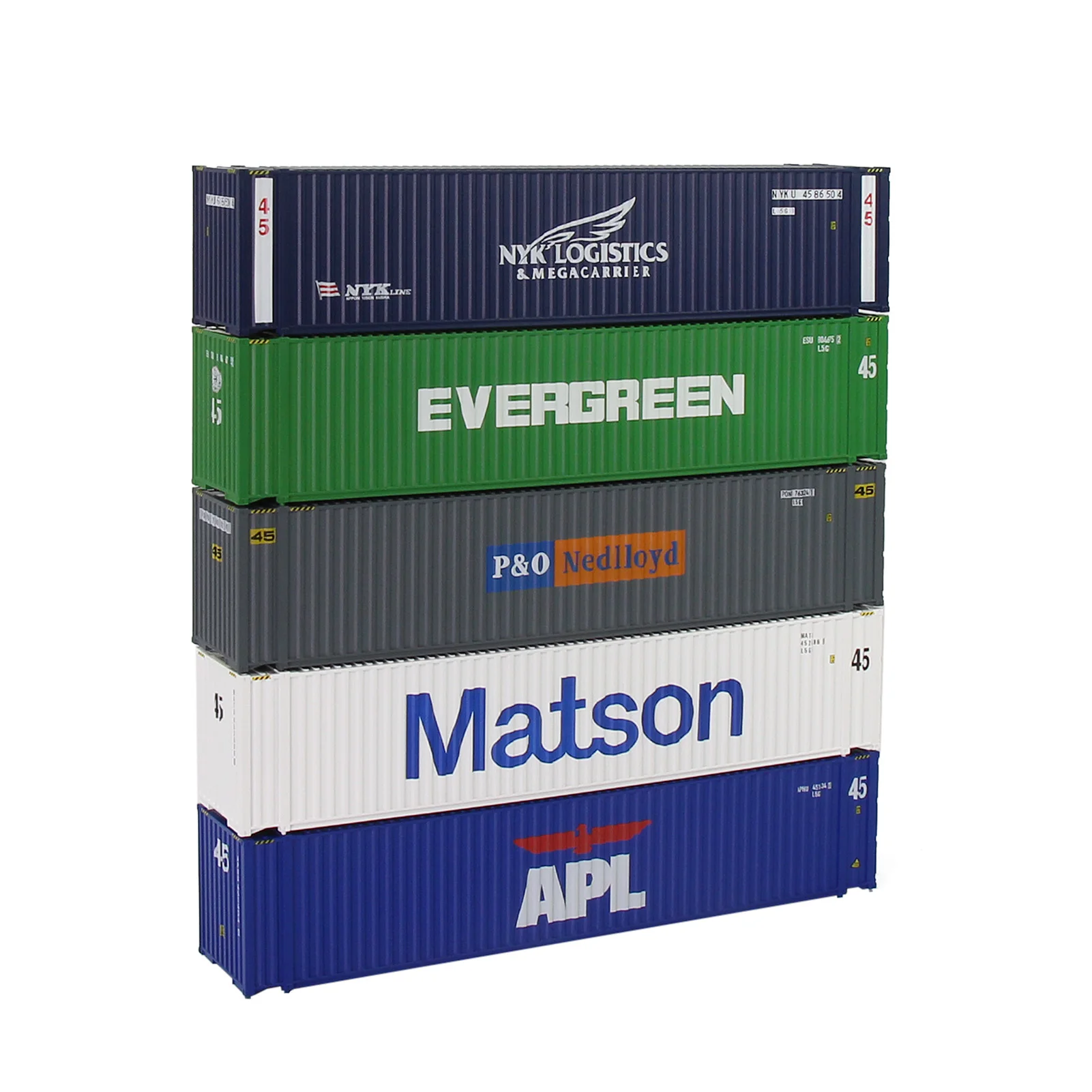 C8745 Model Train Railway Layout Accessories HO Scale 1:87 45ft Shipping Container Freight Car