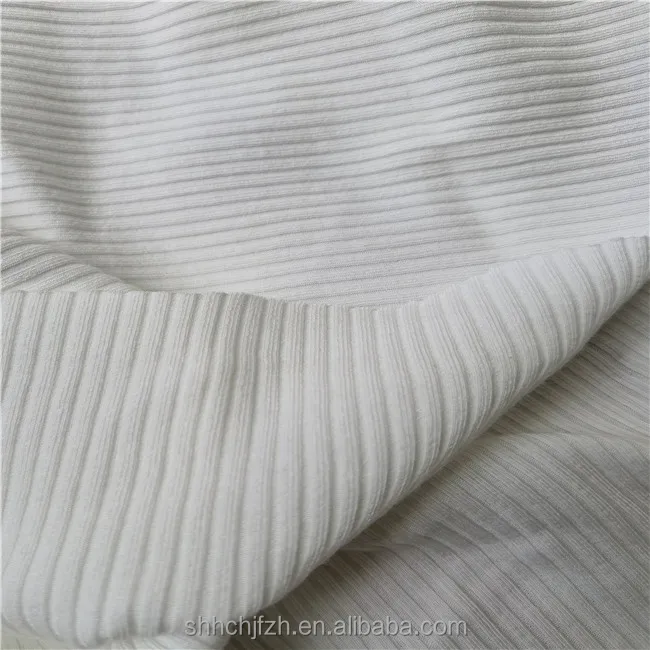 Custom 4+3 Ribbing Cotton Spandex 4+4 Rib Fabric 93%Cotton 7%Spandex 4x4 Rib Fabric Knit Rib Fabric For Joggers