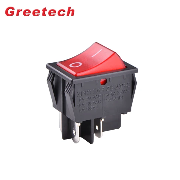 China Supplier Momentary 10A  for Electrical Car and Machines Rocker Switch