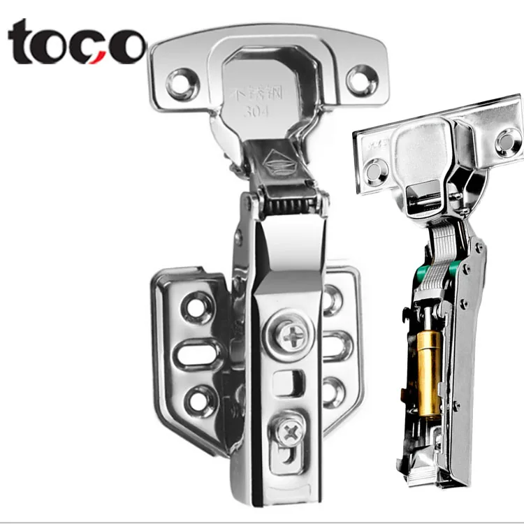 Toco Hardware accessories  full overlay soft close hinge furniture fitting  kitchen drawer door concealed hydraulic hinge 35mm