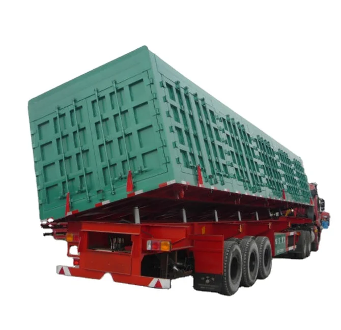 chinese 10 meter tipper trailer 50 tons dump trailer 30 cubic tipping trailer for sale
