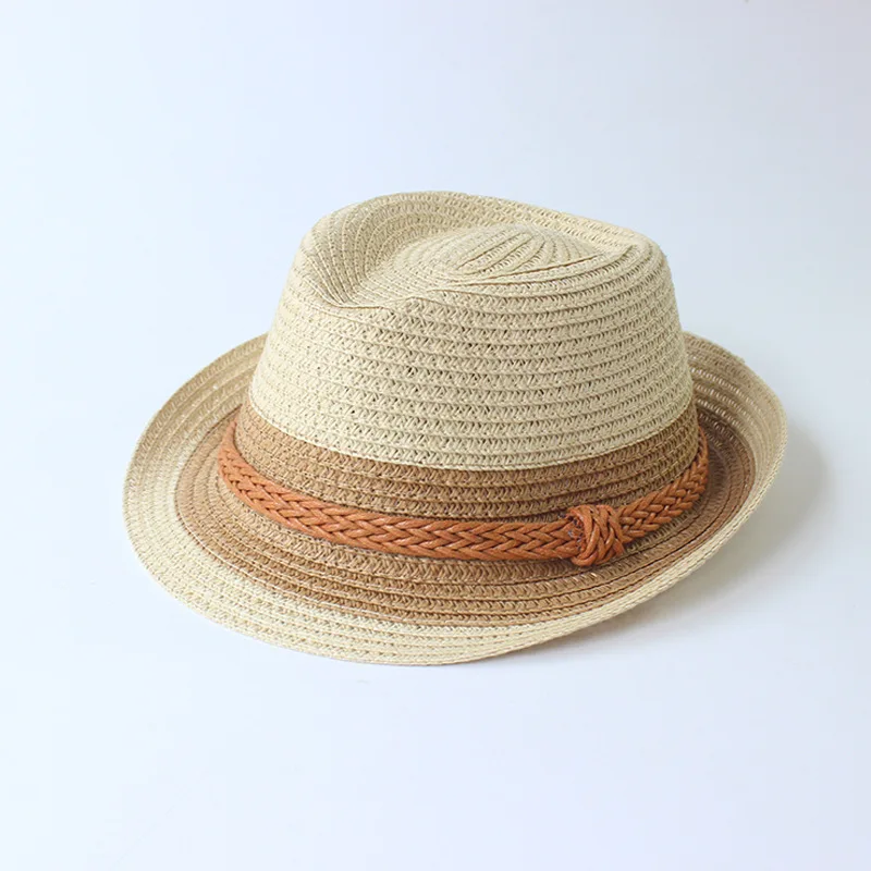 New Summer Boys Straw Hat Beach Hat Sunshade straw hat