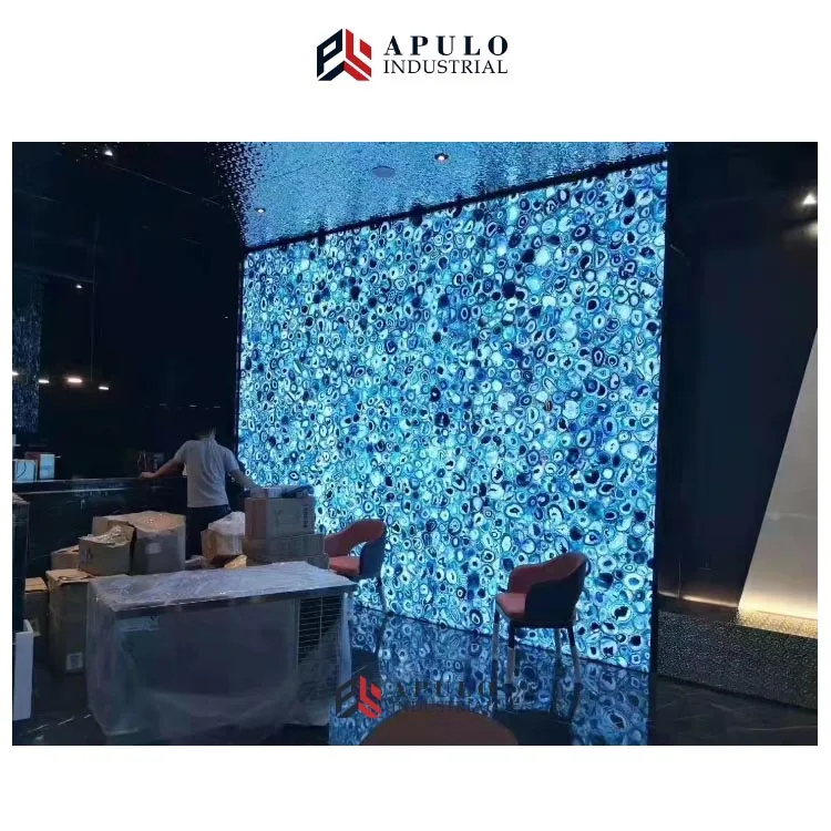 Natural Blue Grey Red Green Red Black Interior Luxury Marbled Onyx Agate Marble Slab Stone For Wall Background Panels Decoration