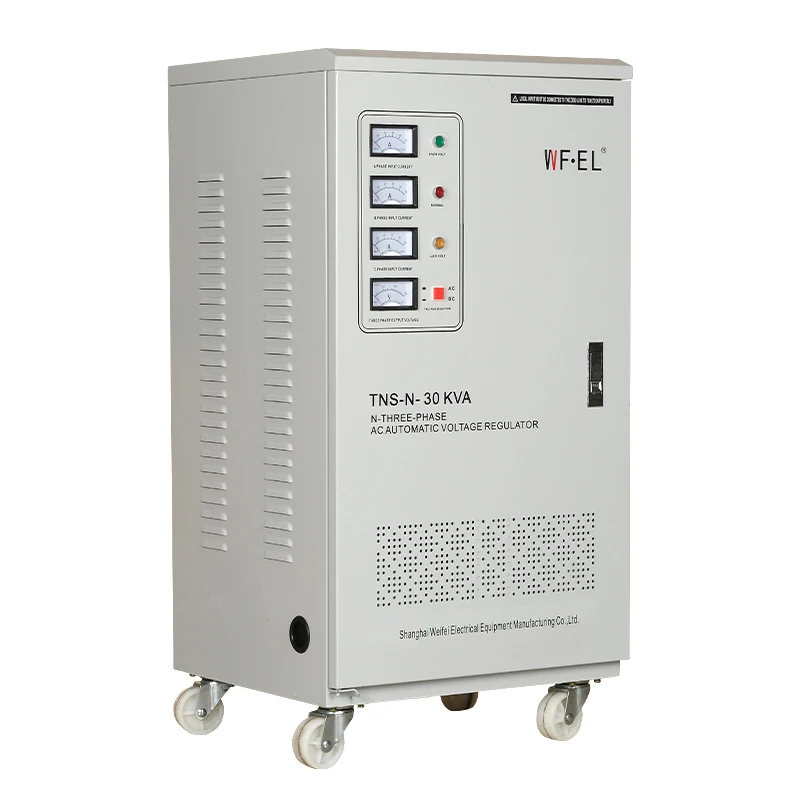 Automatic 30KVA 3-Phase 220V 380V Voltage Stabilizer 20KVA 40KVA 50KVA 60KVA AVR Voltage Regulator AC Generator Copper SVC