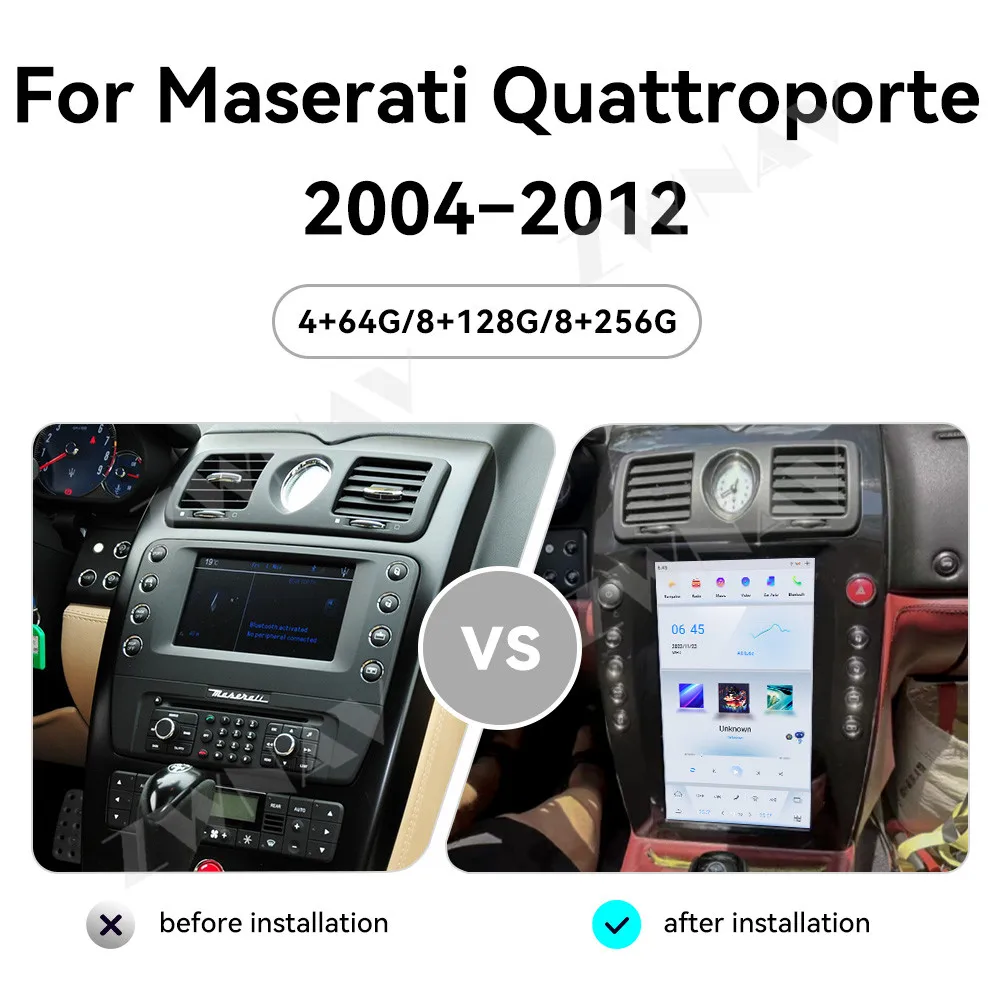 ZWNAV 13 9 дюймов Carplay для Maserati Quattroporte 2004-2012 автомобильное радио GPS-навигатор мультимедийный плеер стерео головное устройство