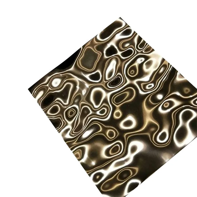 Black Color Water Ripple Stainless Steel Sheet ASME SA 240 304H Stainless Steel Plate Price