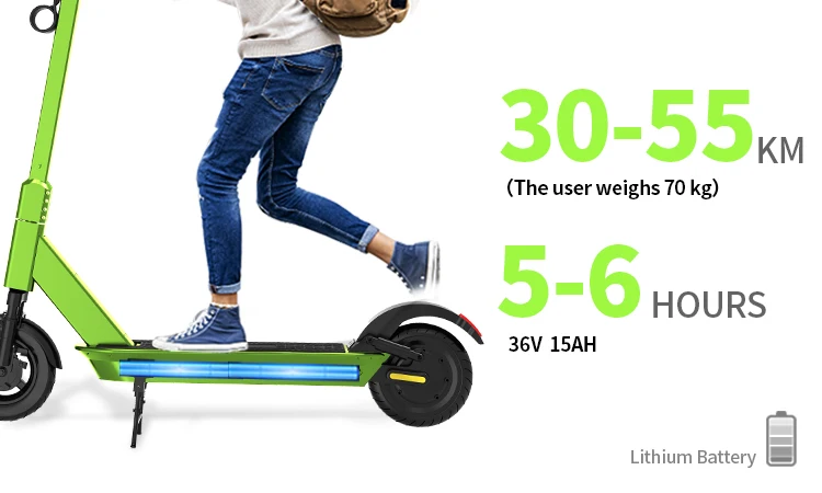 2024 High Quality  Scooter Us Eu Germany Warehouse Big Two Wheels Off Road Folding Electrical Scooter  500W