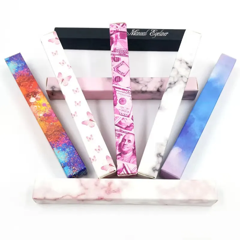 Высокое качество индивидуальная подводка для глаз упаковочная коробка трубка с пользовательским