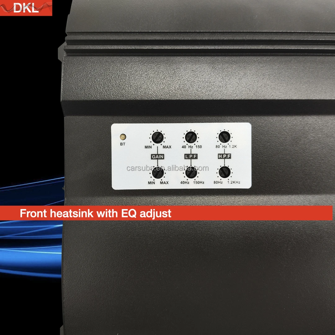 Sound Quality Customized RMS 75W 4CH Car Subwoofer Speaker Amplifier 4 Channels Peak 5800W Full range Car Amplifier Class AB