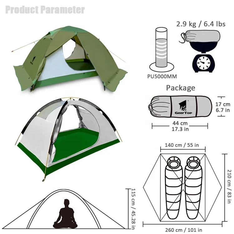 Winter Camping Outdoor Waterproof Canopy Car Roof Child House  Folding Glamping Stretch Tent