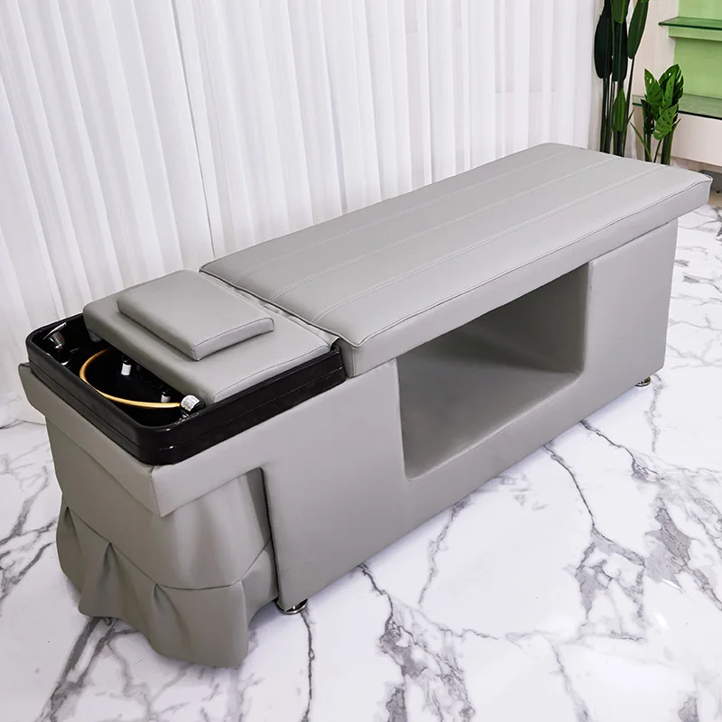 Shampoo Bed Barbershop Beauty Salon Furniture Modern Commercial Furniture Hot Sale Hair Salon Furniture Shampoo Chair Backwa