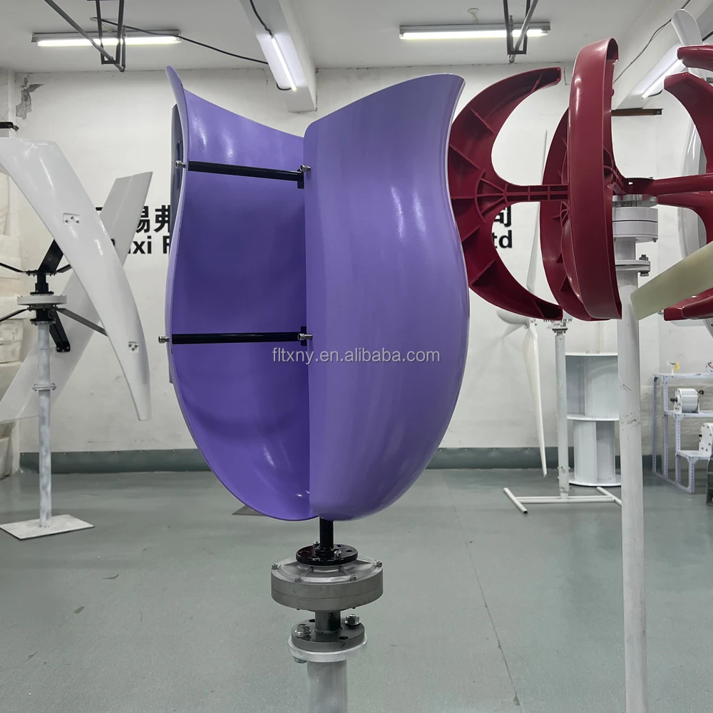 Tulip wind turbine customize home use 5kw 10kw 20kw Windmill Power Vertical Axis Wind Generator 1000w  Wind Turbine For Home Use