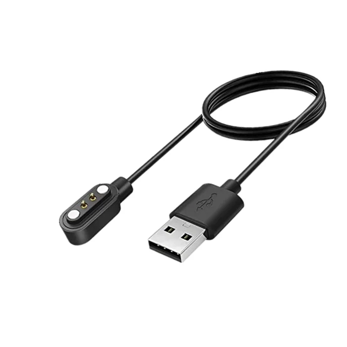 Wholesale USB magnetic pogo pin charger 4.0mm 2 pin Charging Cable Cord for yamaha Smart Watch