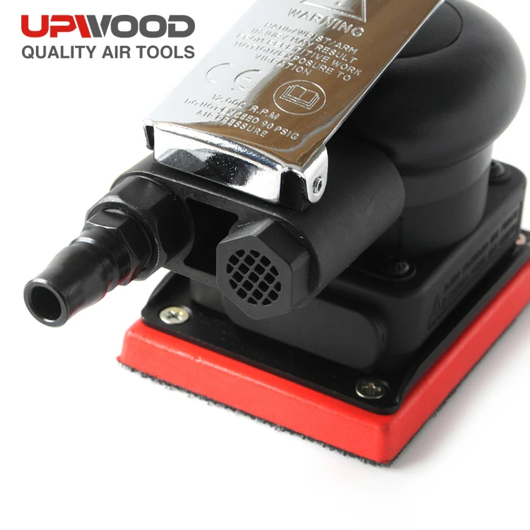 UW-3430 Высокоэффективная низкая вибрация 75*100 мм пневматическая орбитальная шлифовальная машина jitterbug, пневматическая квадратная шлифовальная машина с квадратной подушкой