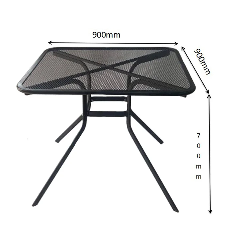 Good selling high quality modern garden metal mesh leisure outdoor furniture chairs & outdoor table set