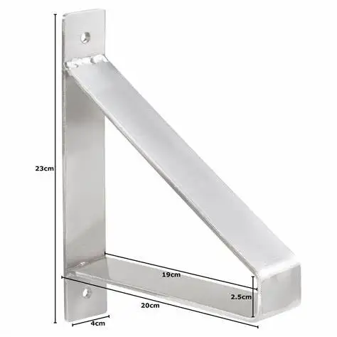 Custom Bracket Metal Folding Iron Heavy Duty Wall Adjustable Decorative Wire For Shelves Cast Hidden Steel Cabinet Shelf Bracket