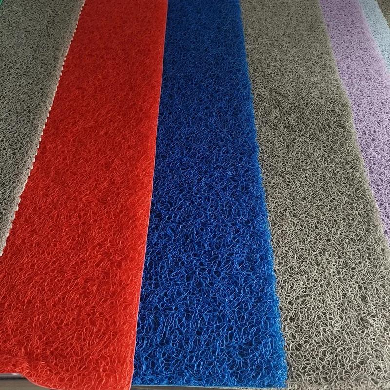 GY-T12 Outdoor PVC Coil Door Mats Reversible Machine-Made Loop Pile Material without Backing Coiled Mat