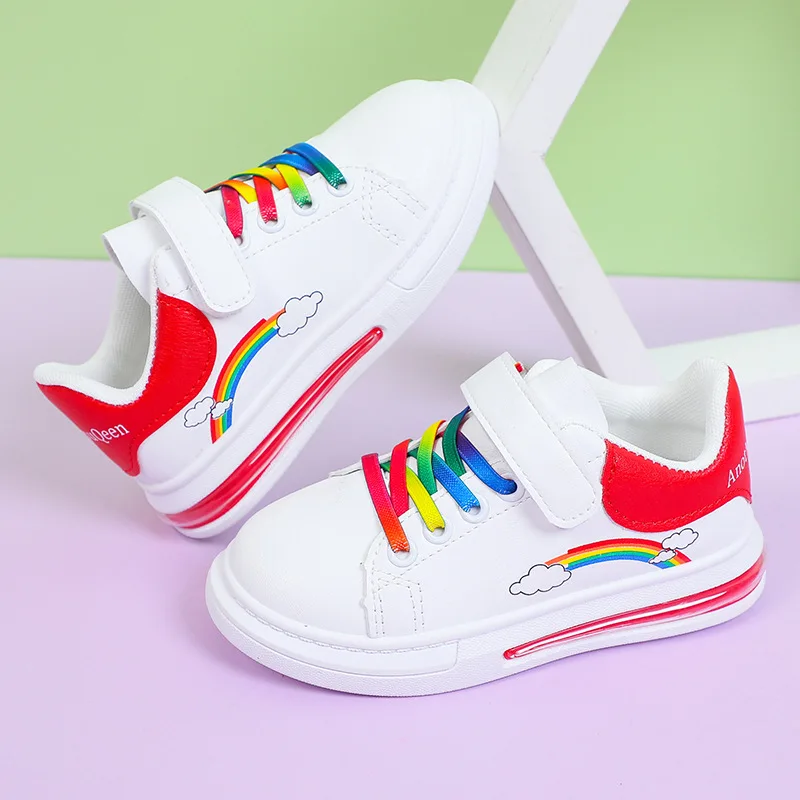 Children Shell Head Leisure Shoes Sneakers Girls Casual Boys Student Sports Shoes Trendy For Autumn Middle and Small Child