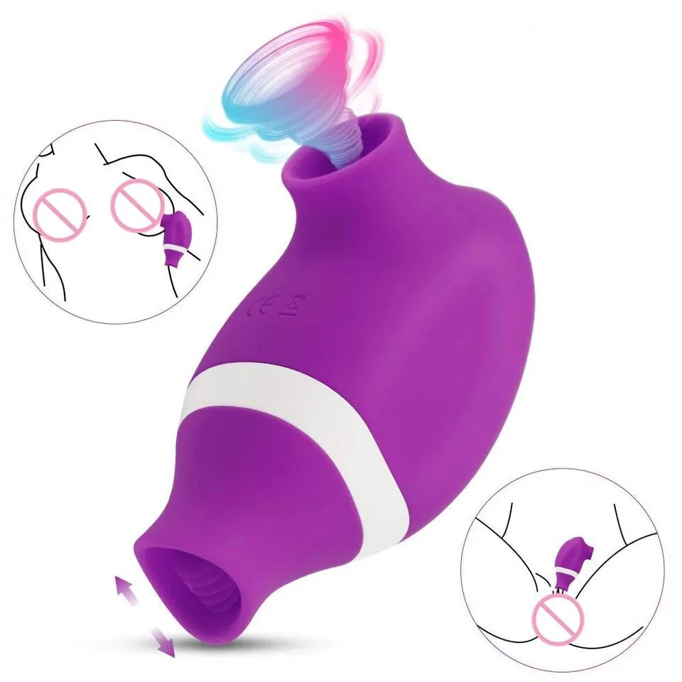 High-Quality Lilo Adult Massager Sex Toys Silicone Material Tongue Masturbation Clitoral Sucking Vibrator For Women