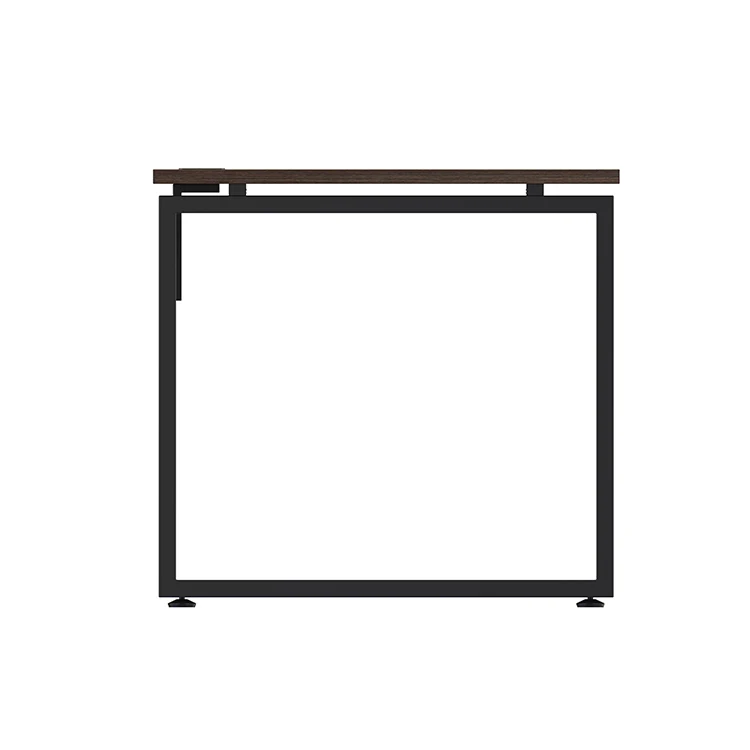 Modern Office Furniture Office Desks Furniture Legs White and Oak Office Table with Metal Iron Famous Brand Executive Desk 1 Set