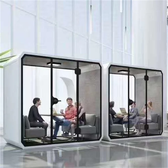 Pod Sound Insulation Movable Home Phone Call Booth Meeting Room Soundproof for Space