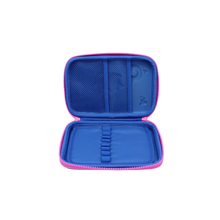 Custom Logo Brand Pencilcase Personalized Pu Pencil Box Stationary Pencil Case With Zipper