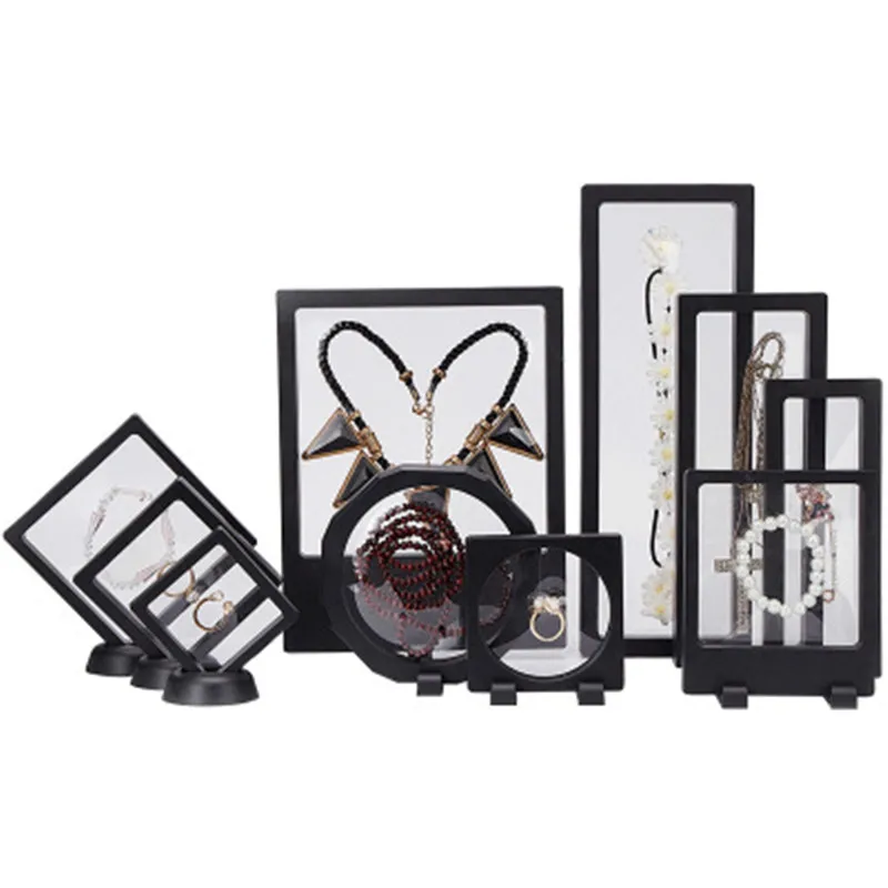 Hot Sales Plastic Membranes Photo Frame Gem Packaging Collection Jewelry Display Box