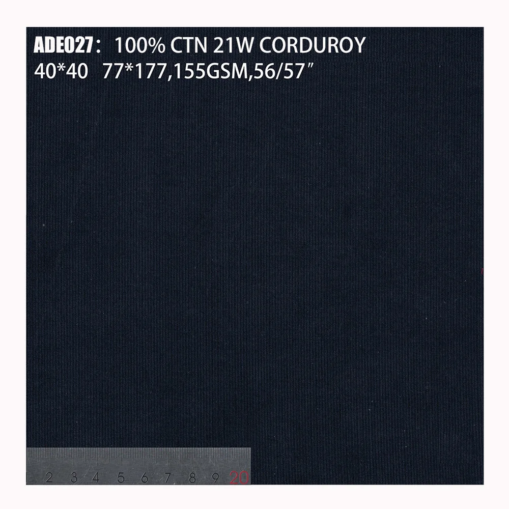 
READY BULK,21WALES COTTON CORDUROY FOR CLOTHING 