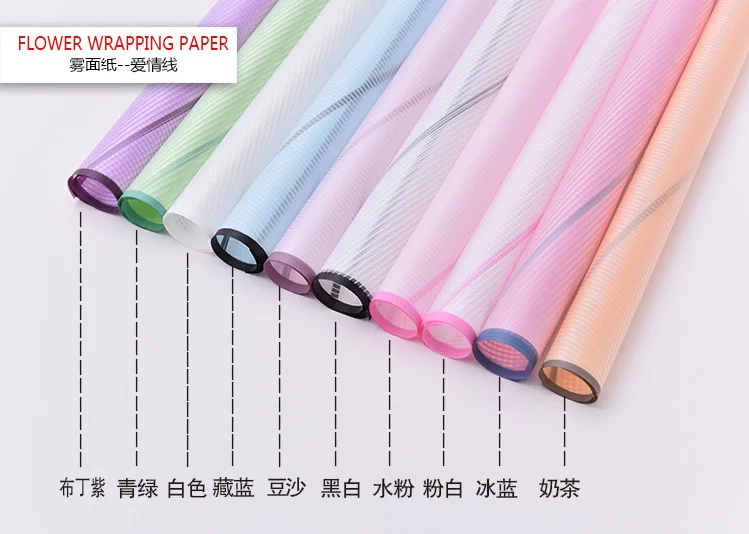 Factory direct vintage flower wrapping paper paper for wrapping flower paper for flower wrapping