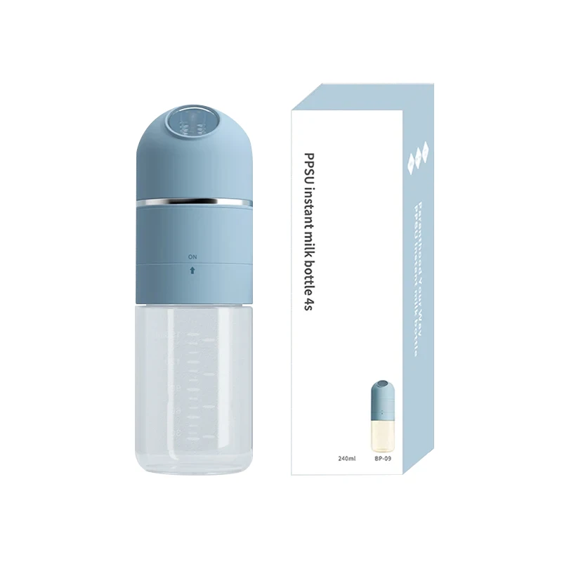180ml/240ml PPSU Baby Milk Feeding Bottle Portable Multifunctional Baby Bottle With Powder dispenser Box Quick Feeding Bottle