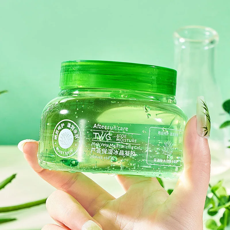 TWG RTS After Sun Redness Smoothing Aloe Vera Gel Face Care Moisturizing Face Cream Natural Organic 99% Pure Aloe Vera Gel